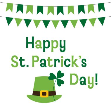 St Patricks Günü tebrik kartı