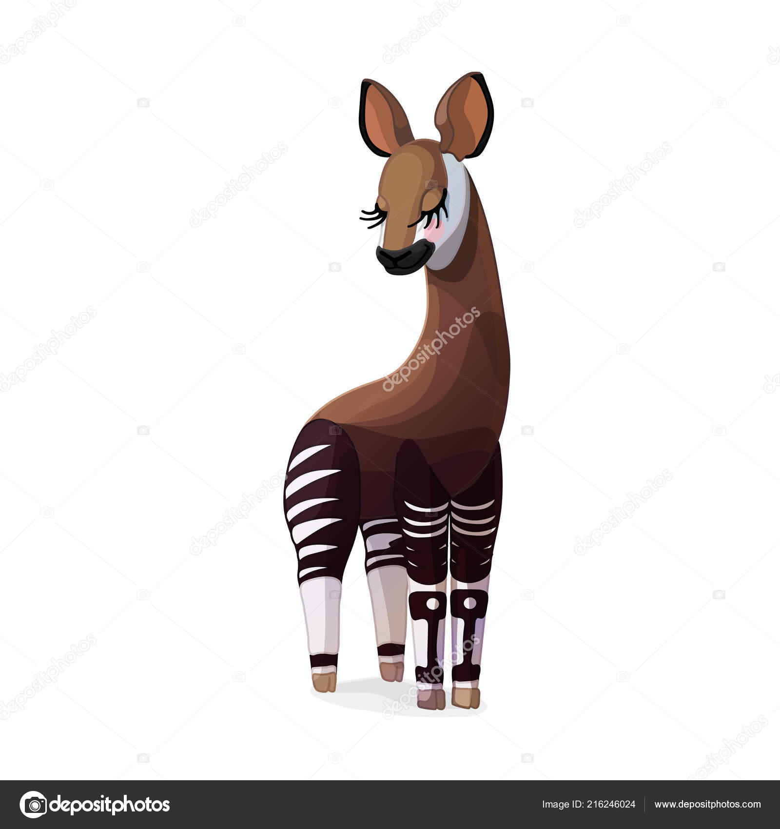 278 Okapi Vector Images Okapi Illustrations Depositphotos