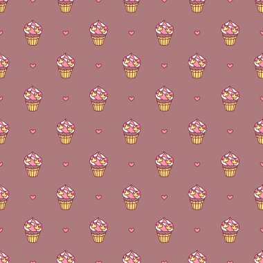 vektör seamless modeli küçük prenses kağıt sanat