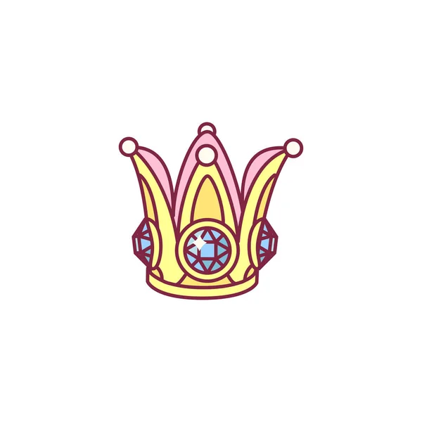 vector cute crown for queen, princess, girl
