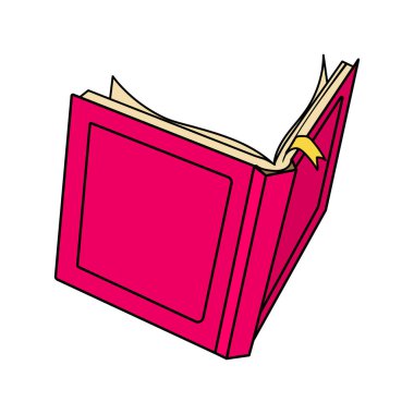 vektör açık kitap masal hikayesi