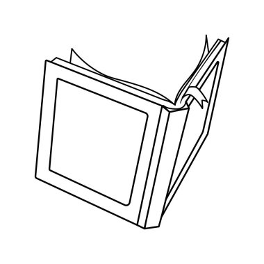 vektör açık kitap masal hikayesi