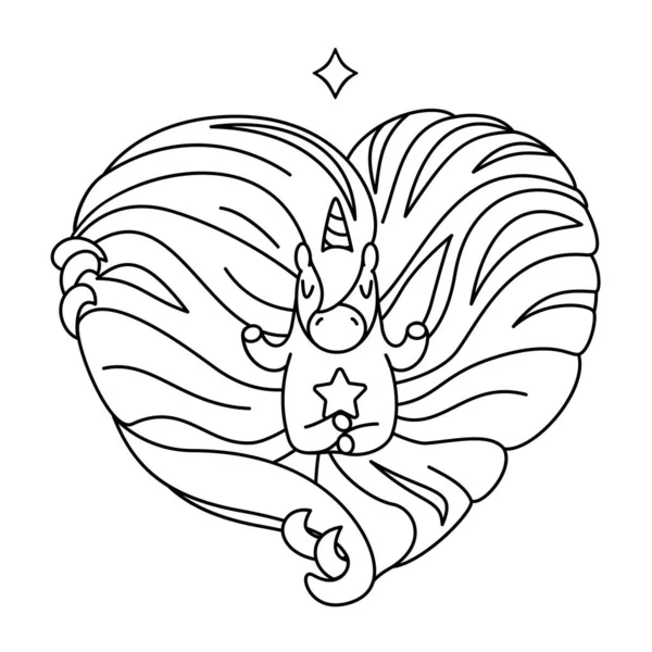 vektör bebek gökkuşağı tek boynuzlu at