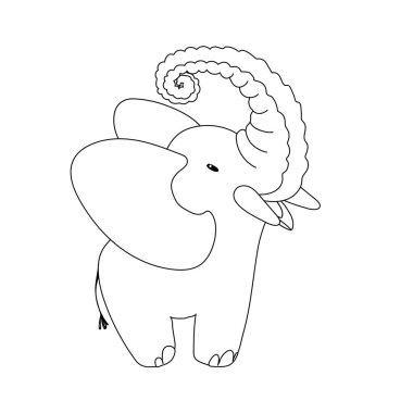 vektör karikatür hayvan küçük resim