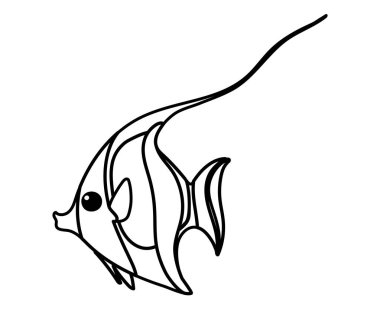 vektör çizgi karikatür hayvan clipart