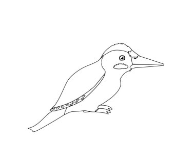 vektör çizgi karikatür hayvan clipart