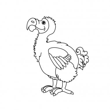 vektör çizgi karikatür hayvan küçük resim