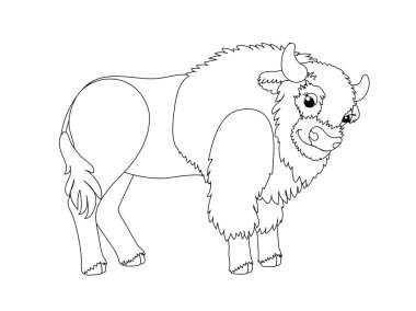 vektör çizgi karikatür hayvan küçük resim