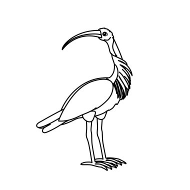 vektör çizgi karikatür hayvan küçük resim