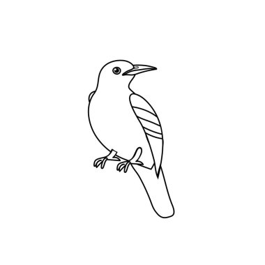 vektör çizgi karikatür hayvan küçük resim