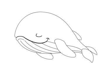 vektör çizgi karikatür hayvan küçük resim