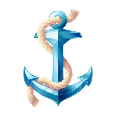 vektör deniz deniz simgesi Çapa