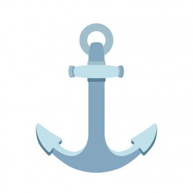 vektör düz deniz deniz simgesi Çapa