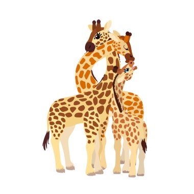 vektör düz karikatür hayvan küçük resim