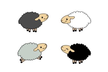 vektör karikatür hayvan küçük resim