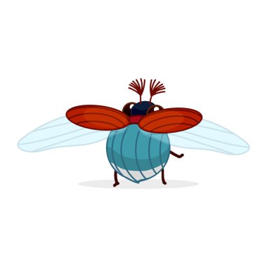 vektör karikatür böcek klip sart