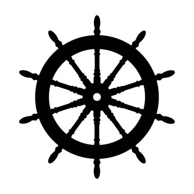 vektör siluet grafik Handwheel