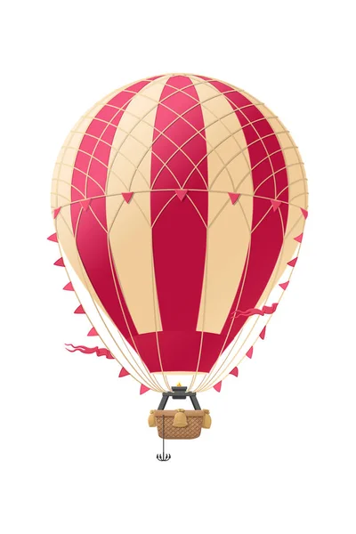 Vektor-Aerostat-Heißballon — Stockvektor