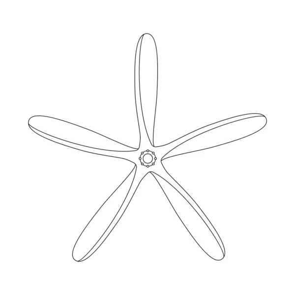 Vector propeller airscrew — Stock Vector