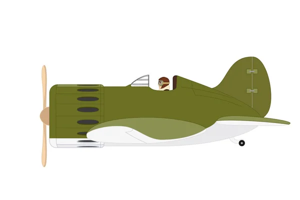Διανυσματικό αεροπλάνο εικόνα κινουμένων σχεδίων — Διανυσματικό Αρχείο