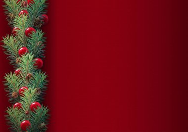 vektör noel sınır arka plan