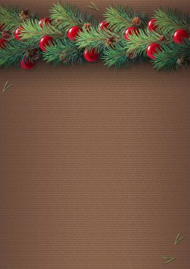 vektör noel sınır arka plan