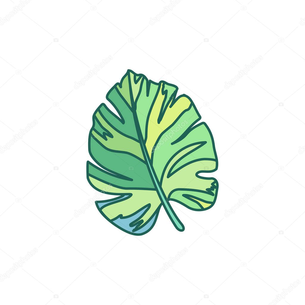 vector hand drawn cute plant clip art