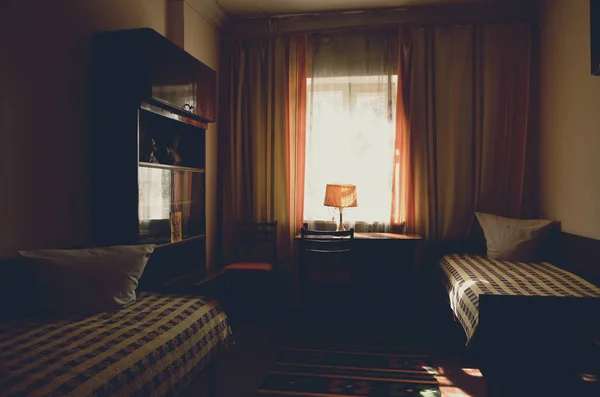 暖かい音色のソビエトの部屋 — ストック写真
