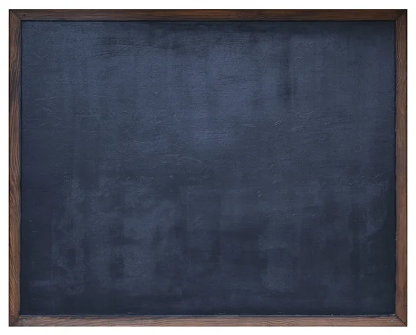 Empty Black Chalk Board Wooden Frame — Stock Photo, Image