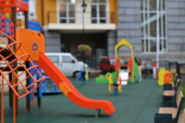 Children Area Houses Blur Background — Stock Photo, Image