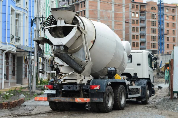 Concrete Mixer Construction — Stock Photo, Image