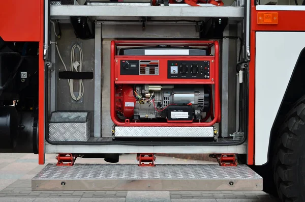 Generator Body Fire Engine — Stock Photo, Image