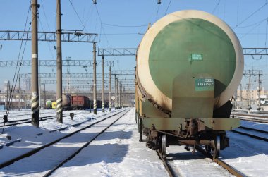 kompozisyon demiryolu tank arabalar