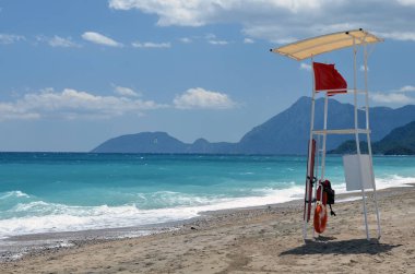 Gözetleme Kulesi sahilde kurtarmak