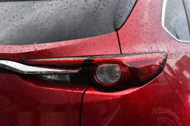 Kiev / Ukrayna - 05.19.2018: Mazda Cx-9 Awd stop lambası