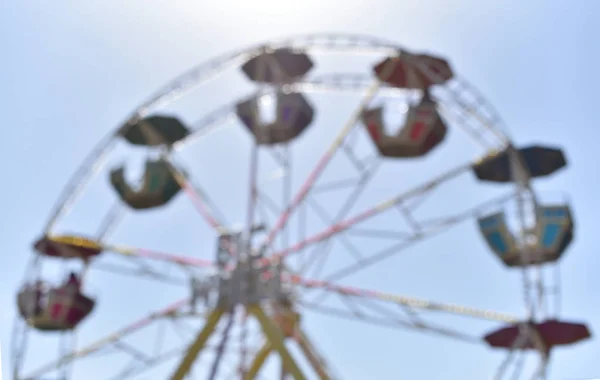 Dětská Ferris Wheel Rozmazané — Stock fotografie