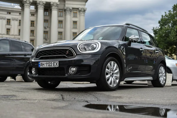 Kyjev Ukrajina Mini Countryman Sav Poblíž Ministerstvo Zahraničních Věcí Ukrajiny — Stock fotografie