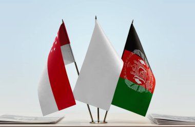 Afganistan ve Singapur bayrakları evraklarla birlikte beklemede  