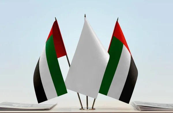 아랍에미리트 국기서 — 스톡 사진