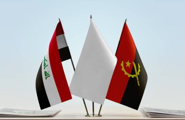 Angola, Irak ve beyaz bayraklar belgelerle ayakta