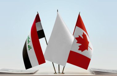 Irak Kanada belgelerle bayrak salladı