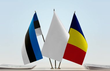 Estonya 'da Chad bayrakları ayaklandı