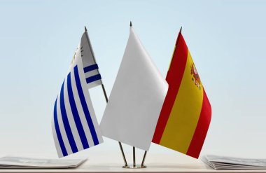 Uruguay İspanya bayrakları ayaklandı