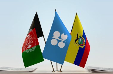 Ekvador, Afganistan ve OPEC bayrakları evraklarla birlikte beklemede  