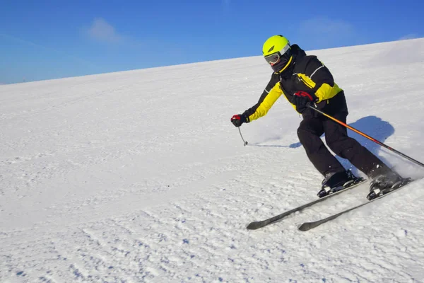 Ski Alpin Haute Montagne Bolchoi Voudyavr Kirovsk Oblast Mourmansk Russie — Photo