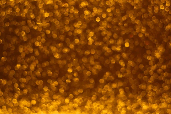 Streszczenie Złoty Bokeh Tło Świecące Światła Impreza Wakacje Boże Narodzenie — Zdjęcie stockowe