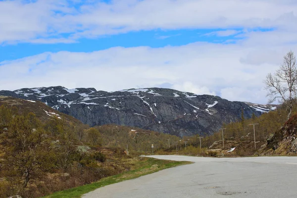 Γραφικό δρόμο Νορβηγία — Φωτογραφία Αρχείου