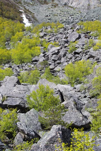 Wiosną górach Norwegii — Zdjęcie stockowe