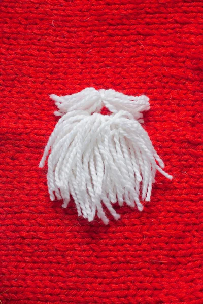 Conceito de barba de Papai Noel — Fotografia de Stock