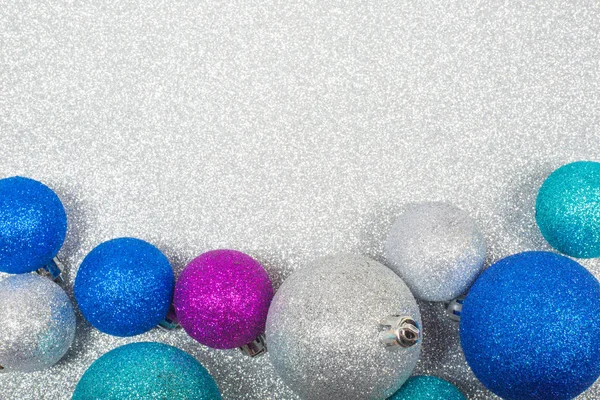 Fond de Noël avec des boules — Photo